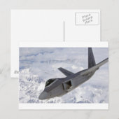 F-22 Raptor-Elmendorf AFB Postkarte (Vorne/Hinten)