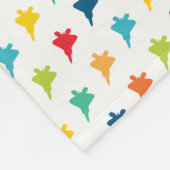 F-22 Raptor Fighter Jet Individuelle Name Baby Bla Fleecedecke (Ecke)