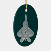 F-22 Raptor Fighter Jet Keramik Ornament (Rechts)