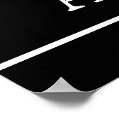 F-22 Raptor Fighter Jet mit Namen Poster (Ecke)