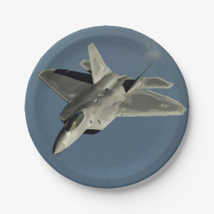 F-22 Raptor Fighter Jet Pappteller