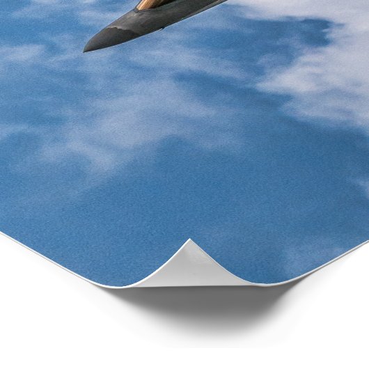 F-22 Raptor Fighter Jet Poster (Ecke)