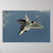 F-22 Raptor Fighter Jet Poster (Vorne)