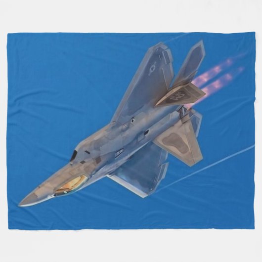 F-22 RAPTOR FLEECEDECKE (Vorderseite (Horizontal))