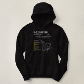F-22 Raptor Hoodie (Design vorne)