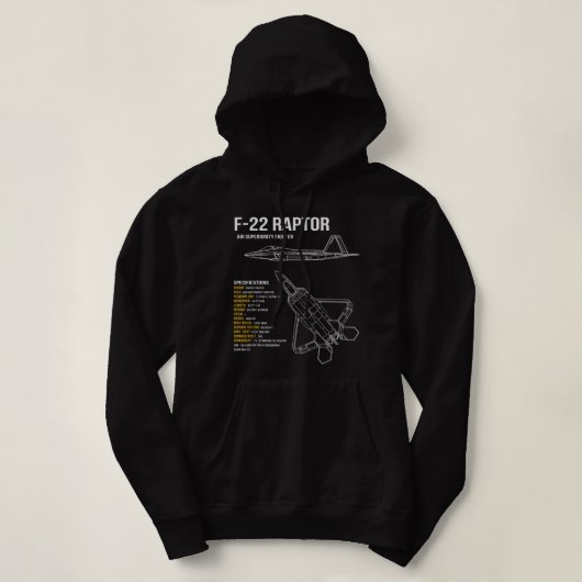 F-22 Raptor Hoodie (Design vorne)