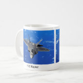 F-22 Raptor Kaffeetasse (Vorderseite Links)