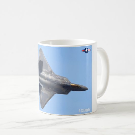 F-22 RAPTOR KAFFEETASSE (VorderseiteRechts)