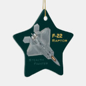 F-22 Raptor Keramik Ornament (Rechts)