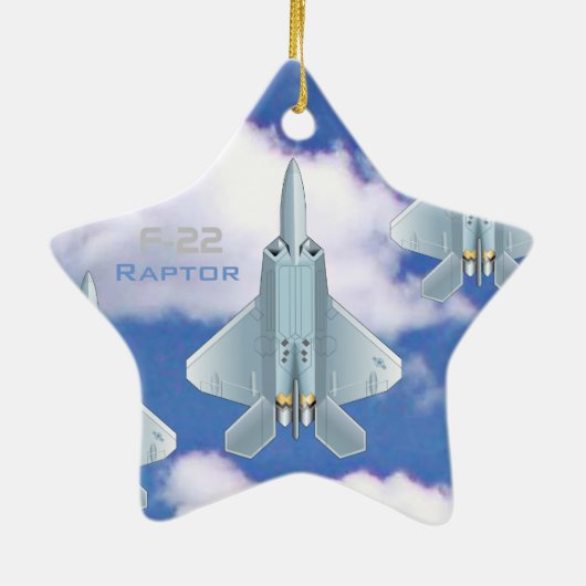 F-22 Raptor Keramikornament (Hinten)