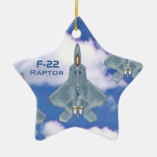 F-22 Raptor Keramikornament