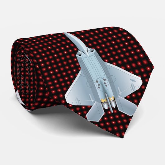 F-22 RAPTOR-Krawatte Krawatte (Gerollt)