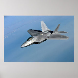 F-22 Raptor-Luftfahrzeuge Poster