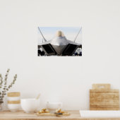 F-22 Raptor-Luftfahrzeuge Poster (Küche)