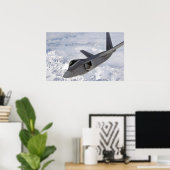 F-22 Raptor-Luftfahrzeuge Poster (Heimbüro)