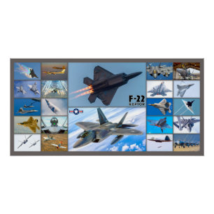 F-22 RAPTOR "MONTAGE" POSTER
