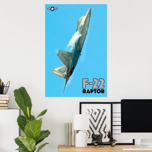 F-22 RAPTOR POSTER (Heimbüro)