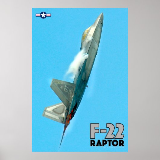F-22 RAPTOR POSTER (Vorne)