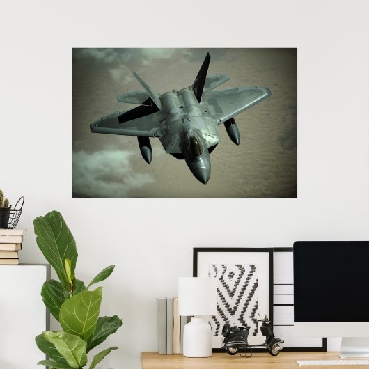 F-22 Raptor Poster (Heimbüro)