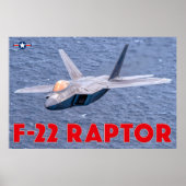 F-22 RAPTOR POSTER (Vorne)