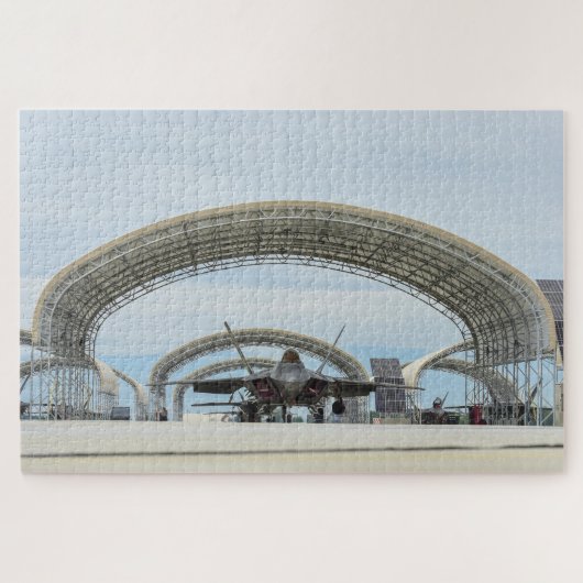 F-22 Raptor Stealth Fighter Jet Puzzle (Horizontal)