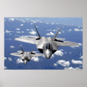 F-22 Raptor Stealth Posters Poster (Vorne)