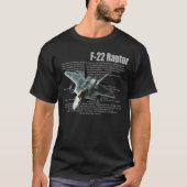 "F-22 Raptor " T-shirt (Vorderseite)
