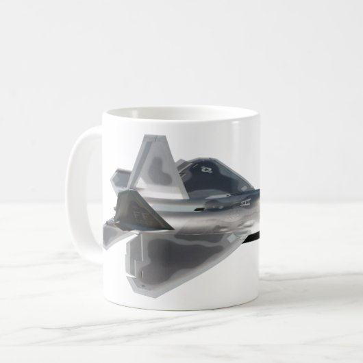 F-22 Raptor-Tasse Kaffeetasse (Vorderseite Links)