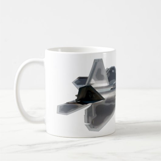 F-22 Raptor-Tasse Kaffeetasse (Links)