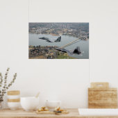 F-22 Raptor und F-15 Adler Poster (Küche)