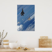 F-22 Raptor und F-15 Adler Poster (Küche)