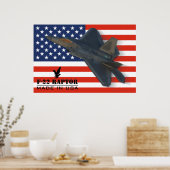 F-22 Raptor USA Poster (Küche)