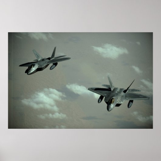 F-22 Raptoren Poster (Vorne)
