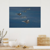 F-22 Raptoren und F-15 Adler Poster (Küche)