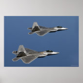 F-22 Raptorflug Poster (Vorne)