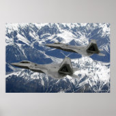 F-22 Raptorflug Poster (Vorne)