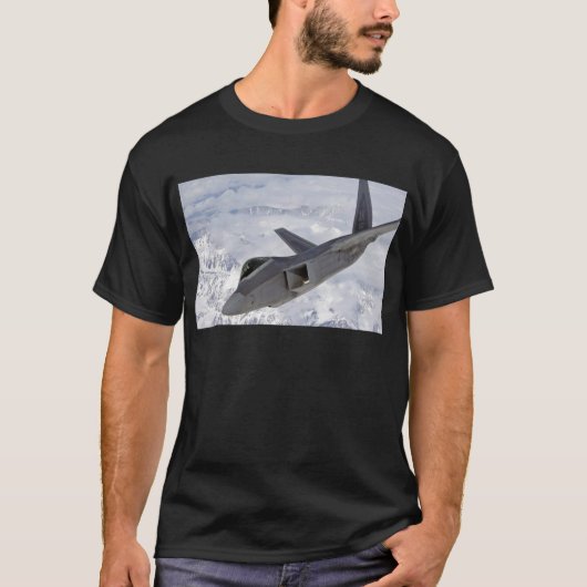 F-22 Raubvogel-Elmendorf AFB T-Shirt (Vorderseite)
