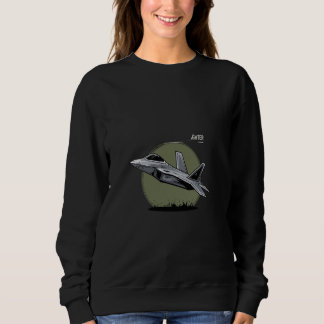 F-22 Vater für Raptor Fighter Jet Militärflugzeuge Sweatshirt