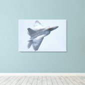 F-22A RAPTOR 24x36 Leinwanddruck (Insitu (Holzboden))