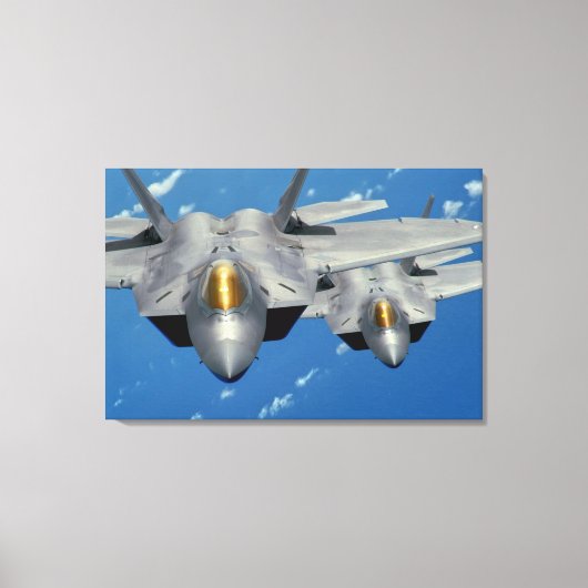 F-22A RAPTOR 24x36 Leinwanddruck (Vorderseite)