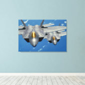 F-22A RAPTOR 24x36 Leinwanddruck (Insitu (Holzboden))