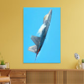 F-22A RAPTOR 24x36 Leinwanddruck (Insitu (Wohnzimmer))