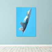 F-22A RAPTOR 24x36 Leinwanddruck (Insitu (Holzboden))