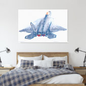 F-22A RAPTOR 32x48 Leinwanddruck (Insitu (Schlafzimmer))