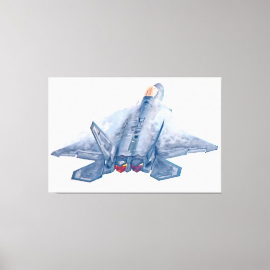 F-22A RAPTOR 40x60 Leinwanddruck (Vorderseite)