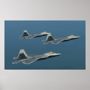 F-22A Raptor Aircraft Poster