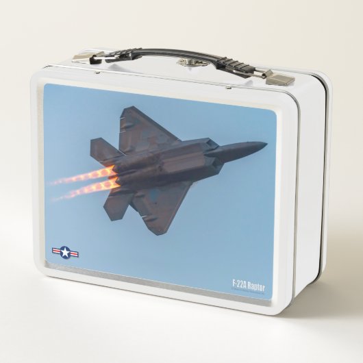 F-22A RAPTOR METALL BROTDOSE (Rückseite)