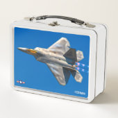 F-22A RAPTOR METALL BROTDOSE (Vorderseite)