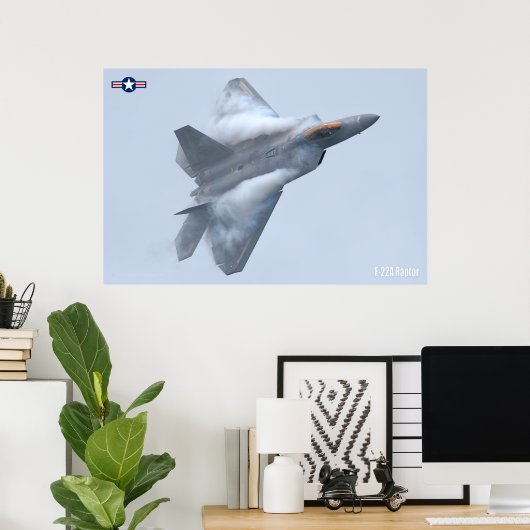 F-22A RAPTOR POSTER (Heimbüro)