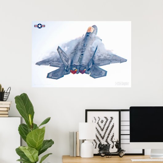 F-22A RAPTOR POSTER (Heimbüro)